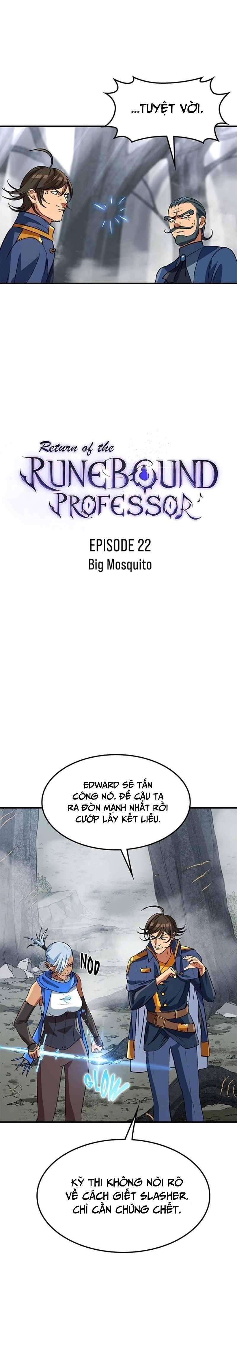 Sự Trở Lại Của Giáo Sư Runebound Chap 22 - Next Chap 23