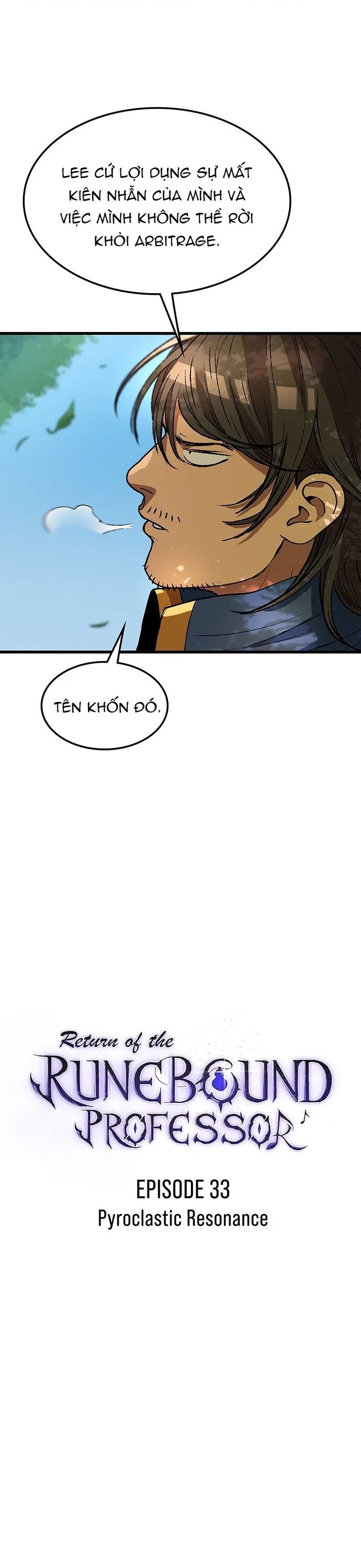 Sự Trở Lại Của Giáo Sư Runebound Chap 33 - Next Chap 34