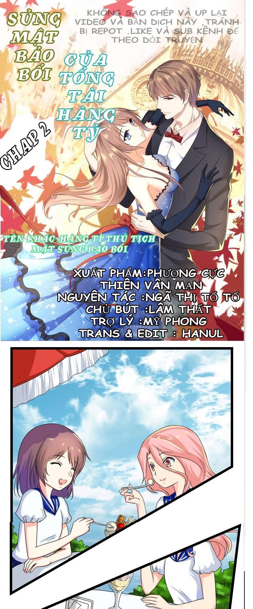 Sủng Mật Bảo Bối Của Tổng Tài Hàng Tỷ Chap 2 - Next Chap 3