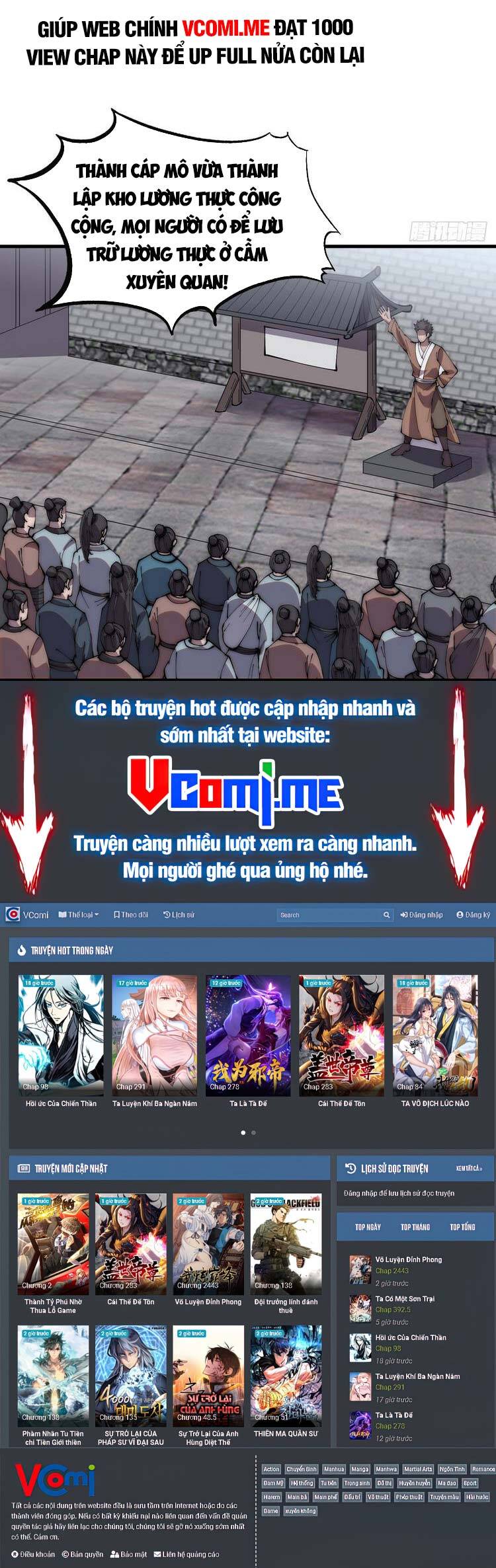 Ta Có Một Sơn Trại Chap 416 - Next Chap 417