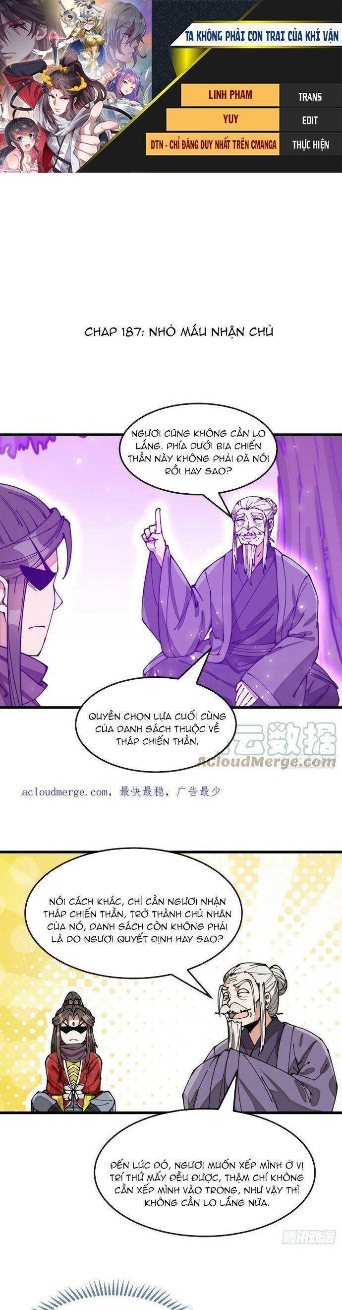 Ta Không Phải Con Cưng Của Khí Vận Chap 187 - Next Chap 188