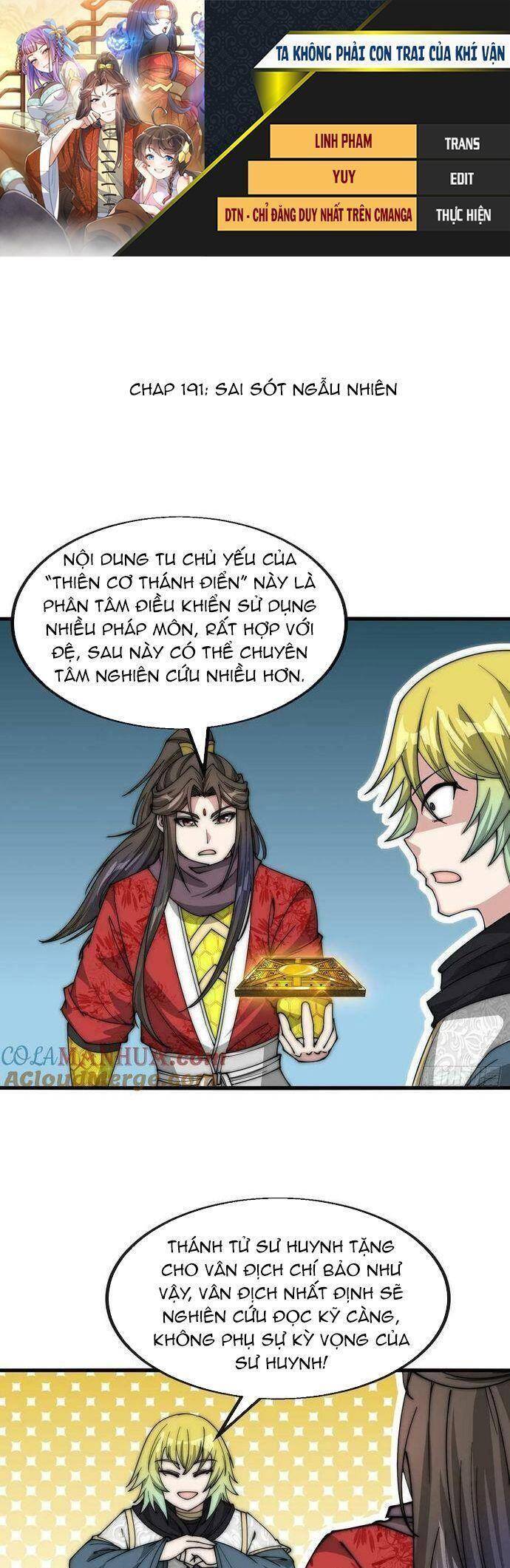 Ta Không Phải Con Cưng Của Khí Vận Chap 191 - Next Chap 192