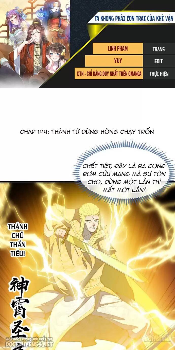 Ta Không Phải Con Cưng Của Khí Vận Chap 194 - Next Chap 195