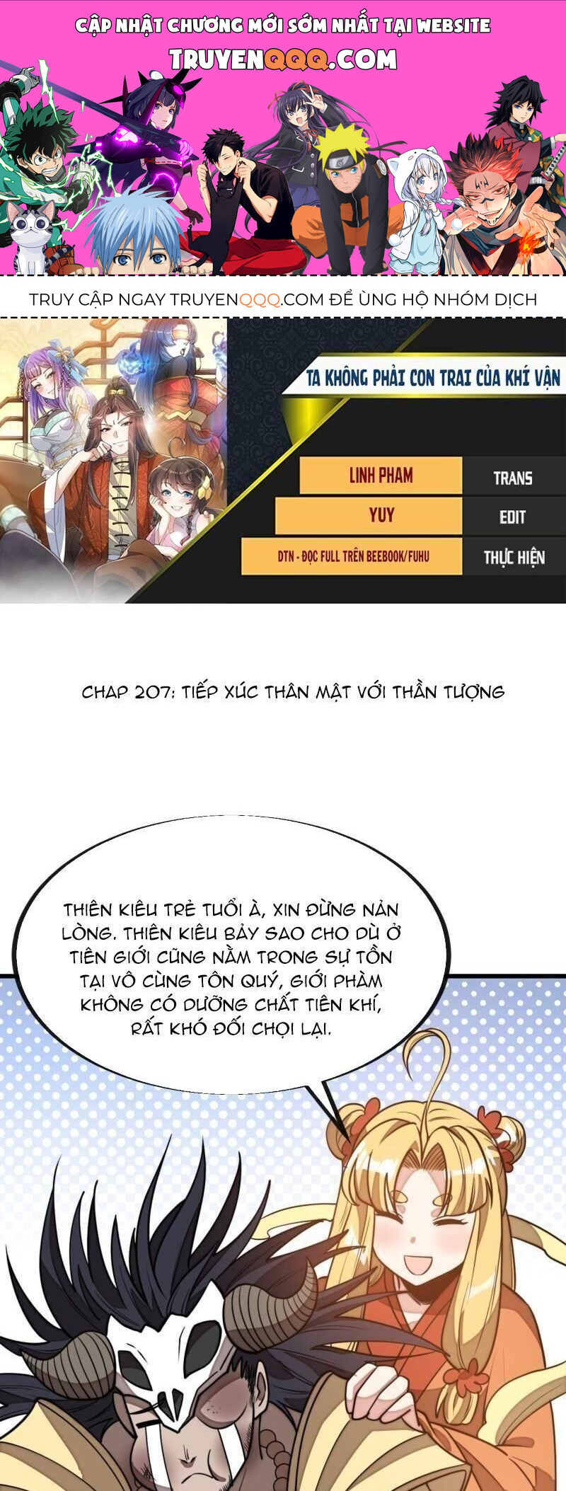 Ta Không Phải Con Cưng Của Khí Vận Chap 207 - Next Chap 208