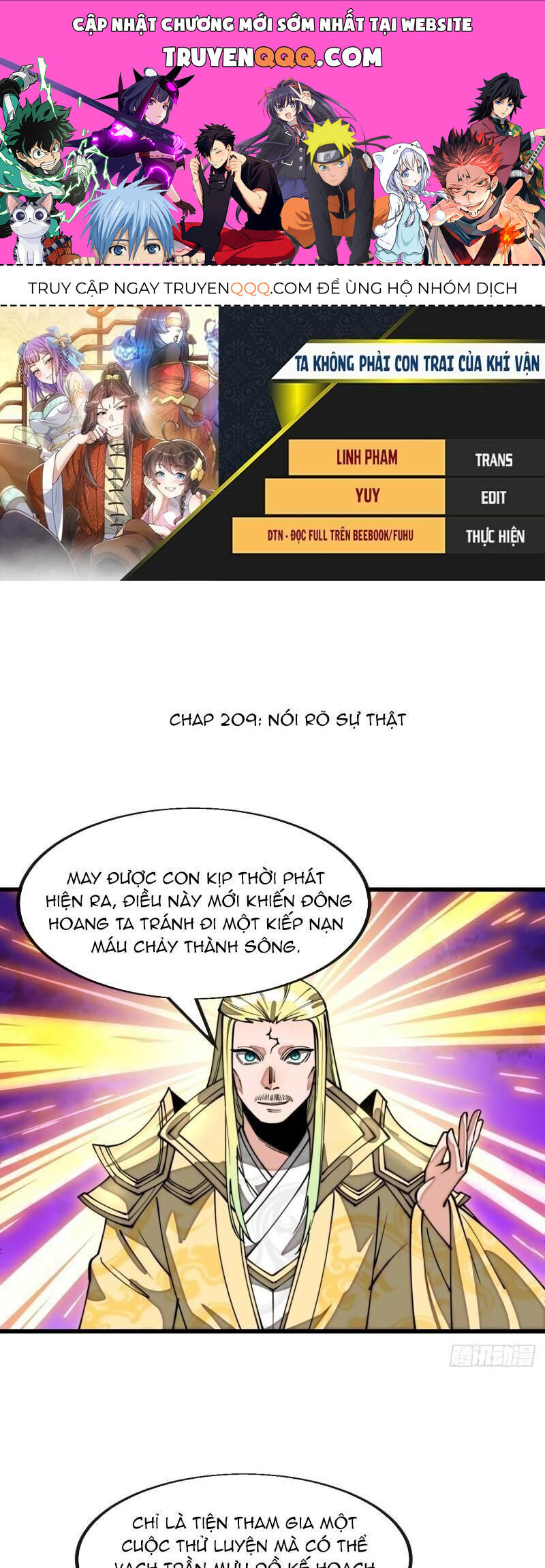 Ta Không Phải Con Cưng Của Khí Vận Chap 209 - Next Chap 210