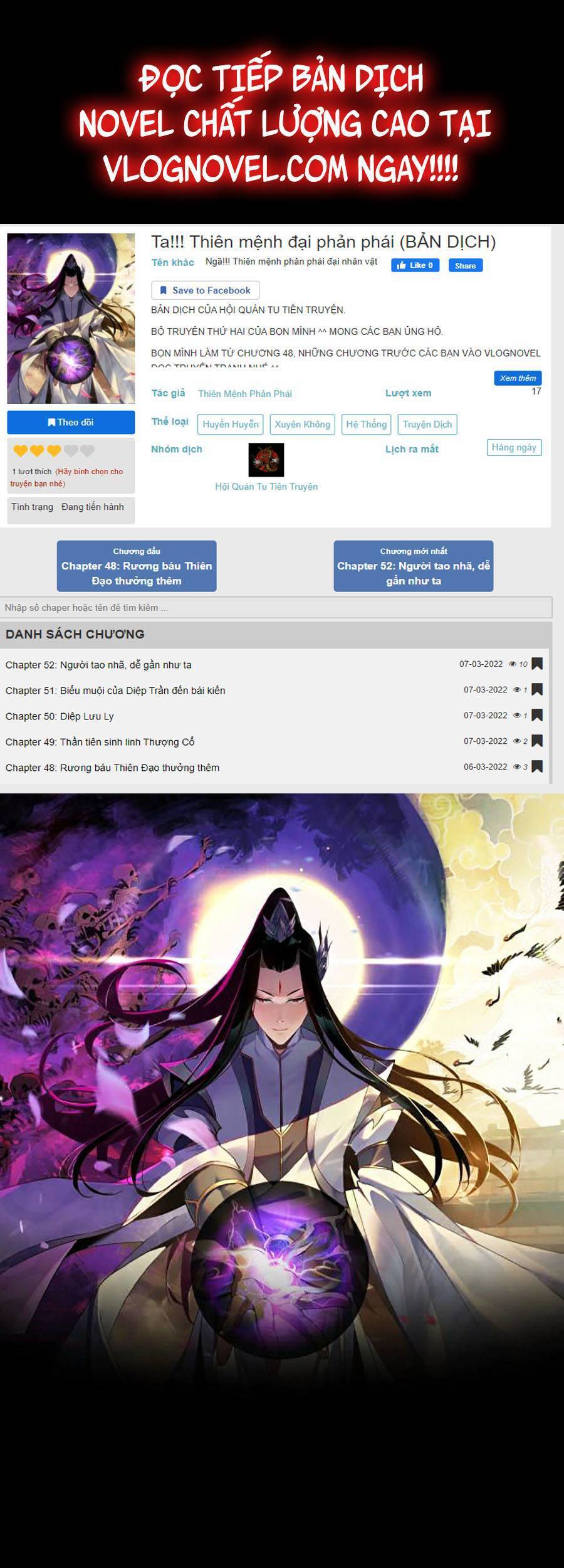 Ta Trời Sinh Đã Là Nhân Vật Phản Diện Chap 21 - Next Chap 22