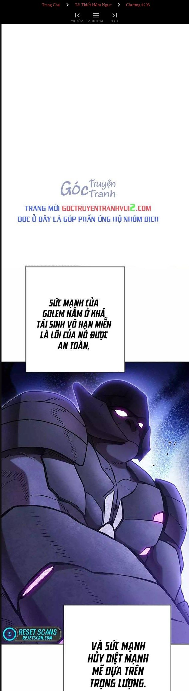 Tái Thiết Hầm Ngục Chap 203 - Next Chap 204