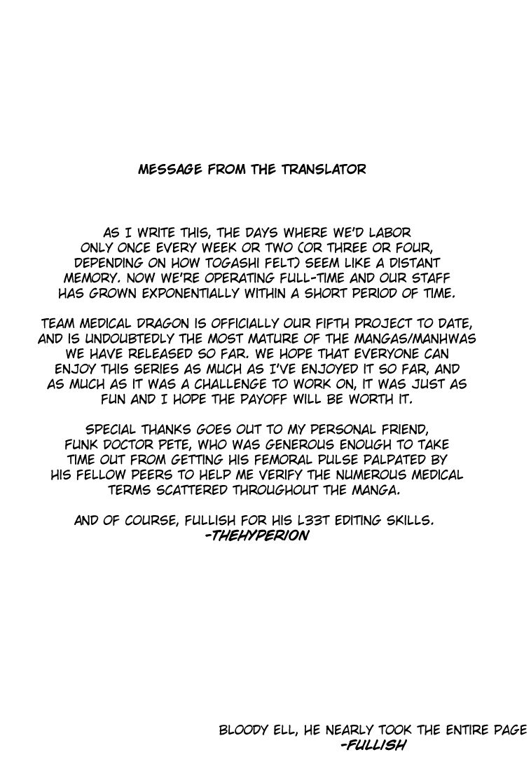 Team Medical Dragon Chap 1 - Next Chap 2
