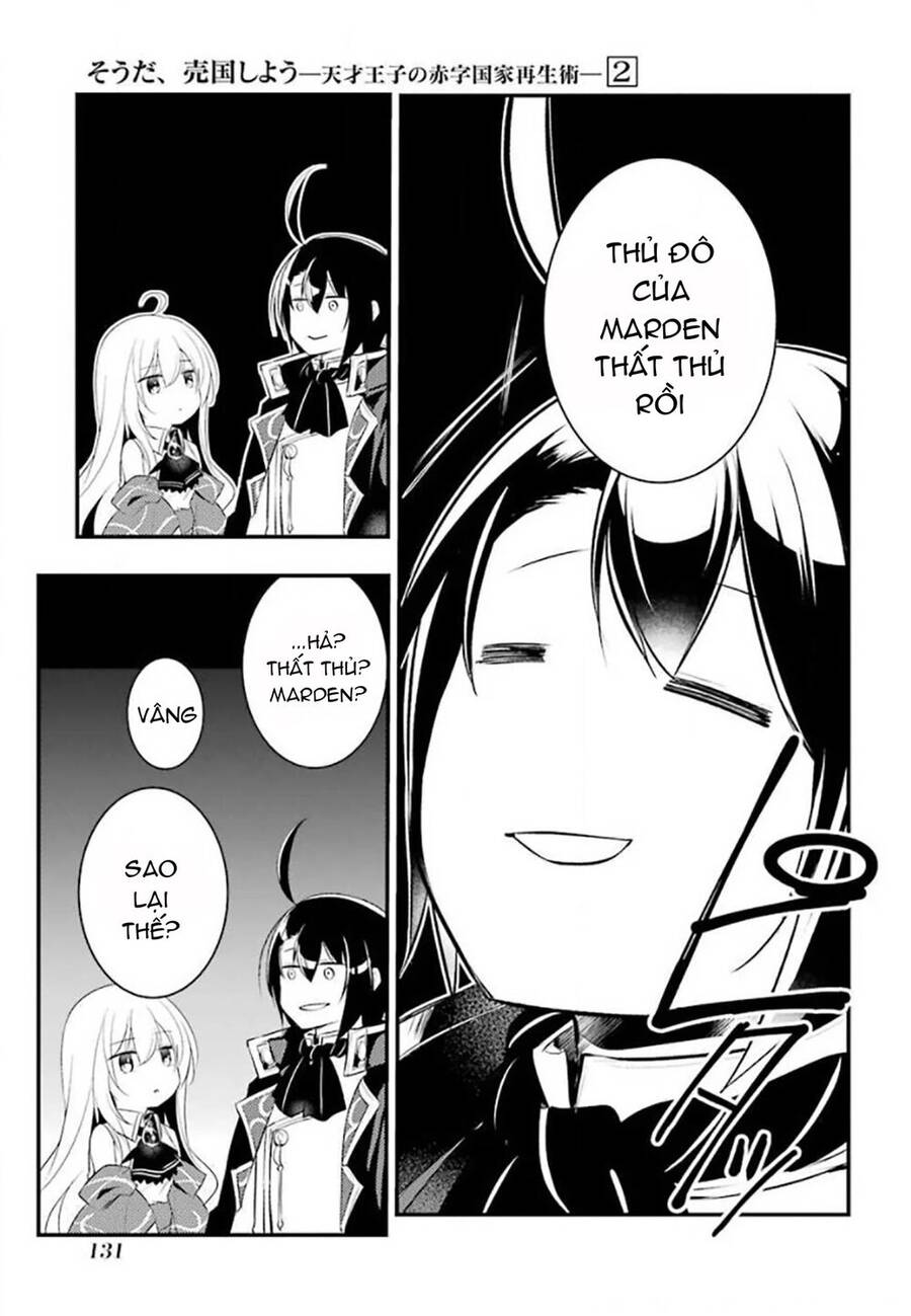 Tensai Ouji No Akaji Kokka Saisei Jutsu - Souda, Baikoku Shiyou Chap 27 - Next Chap 28