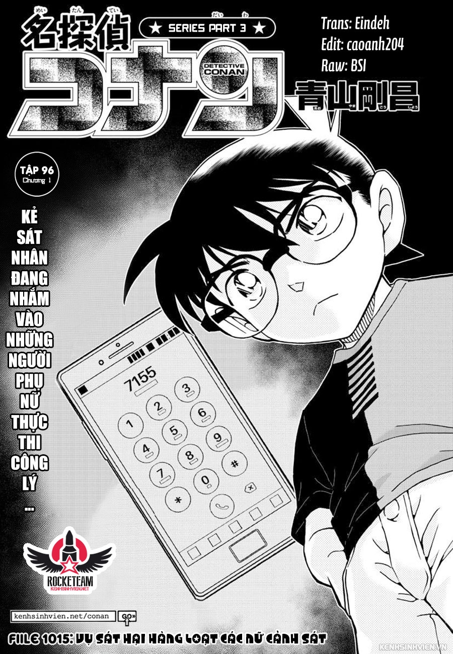 Thám Tử Conan Chap 1015 - Next Chap 1016