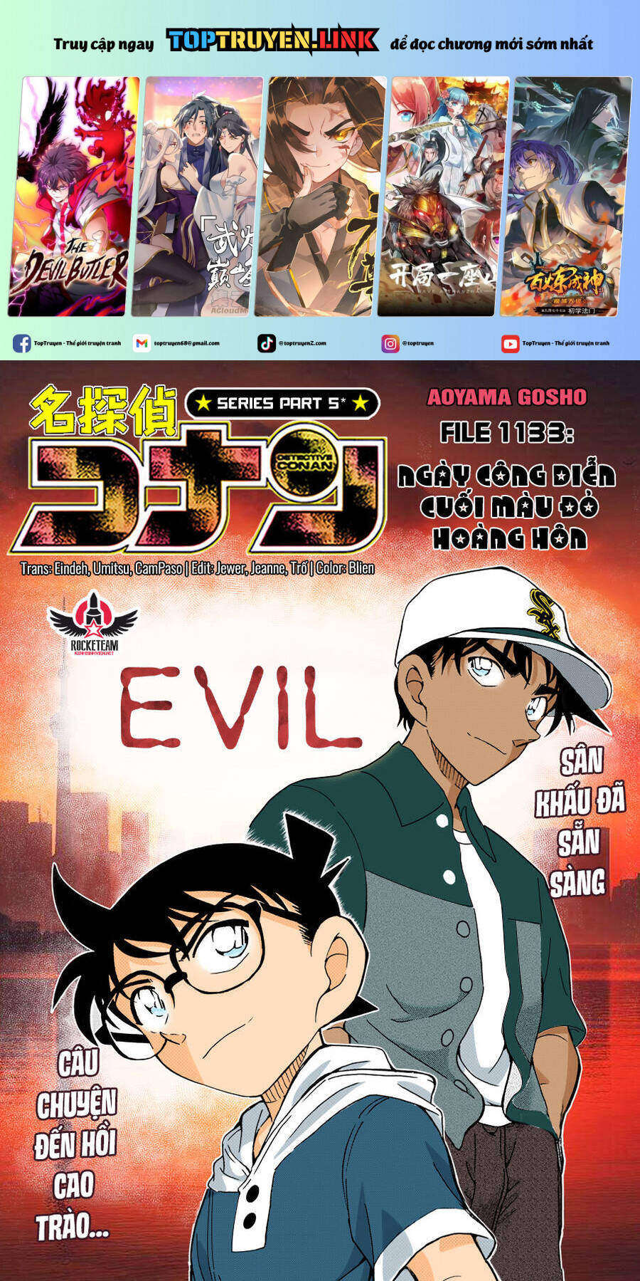 Thám Tử Conan Chap 1133 - Next Chap 1134