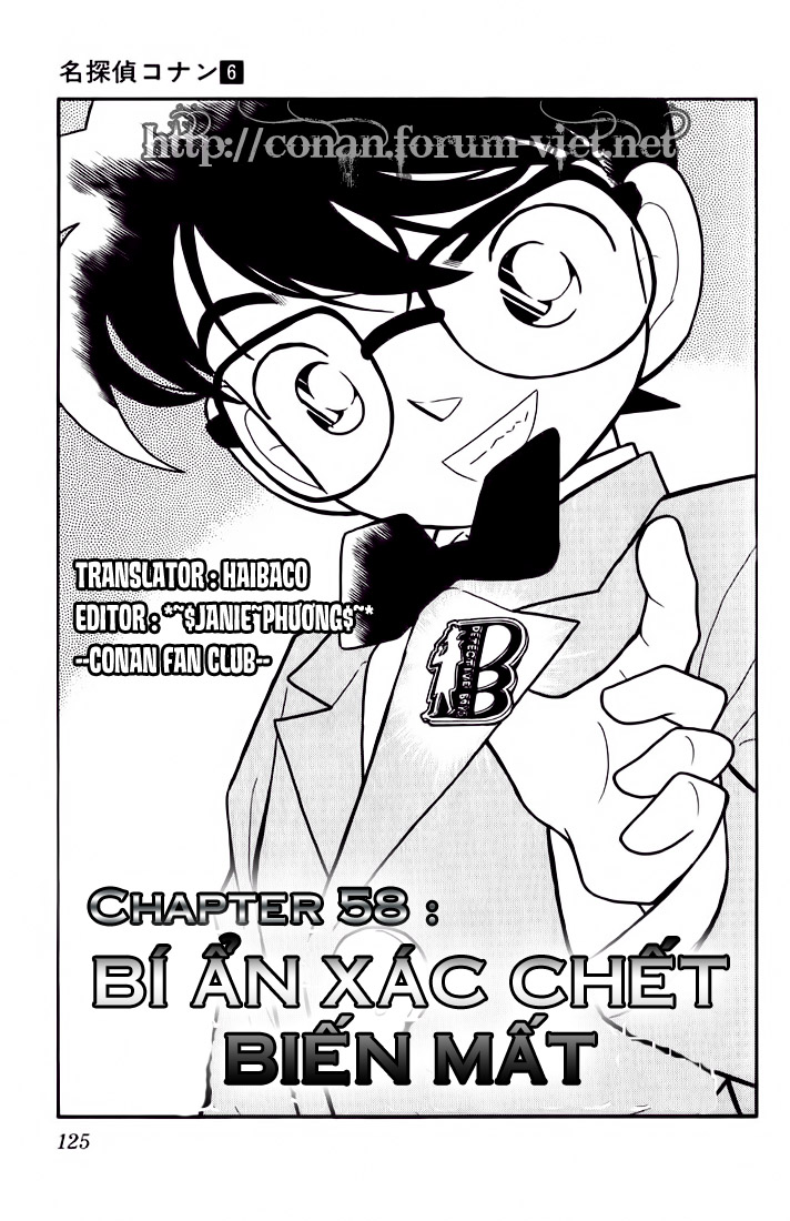 Thám Tử Conan Chap 58 - Next Chap 59
