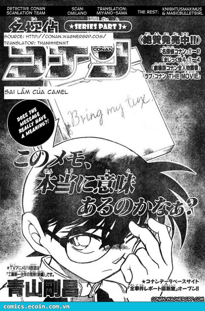 Thám Tử Conan Chap 607 - Next Chap 608