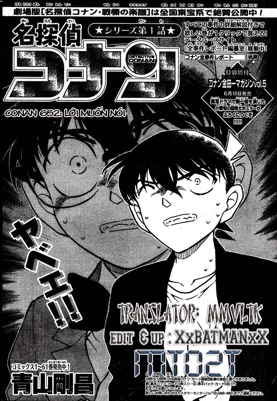 Thám Tử Conan Chap 652 - Next Chap 653