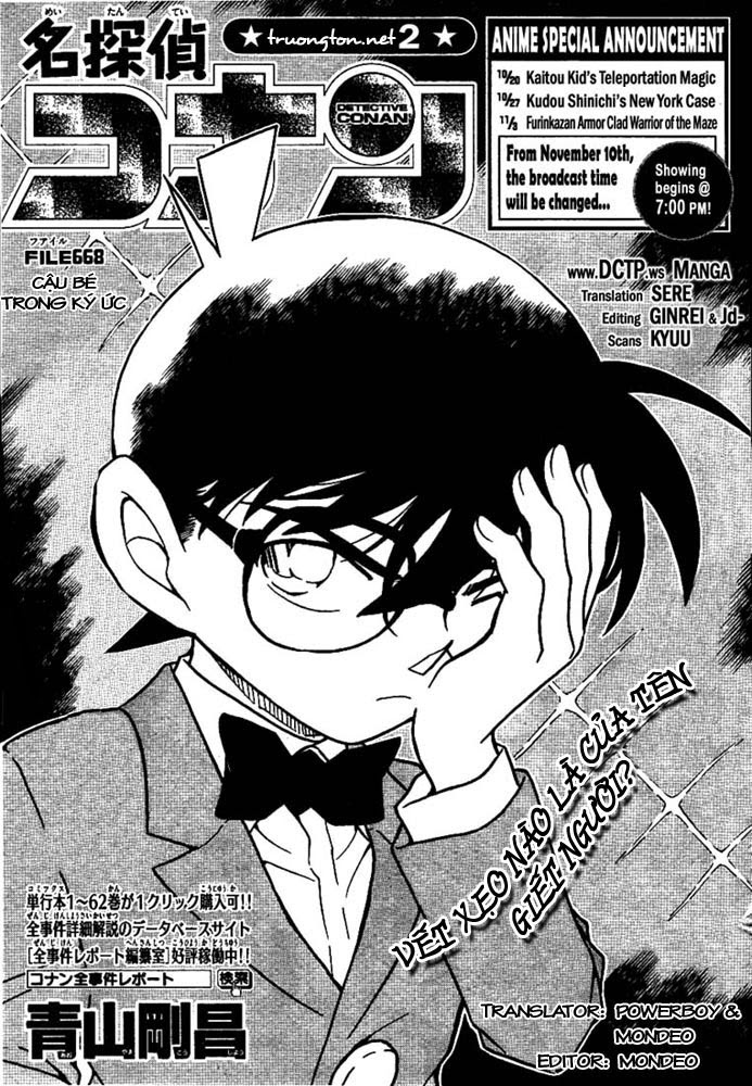 Thám Tử Conan Chap 668 - Next Chap 669