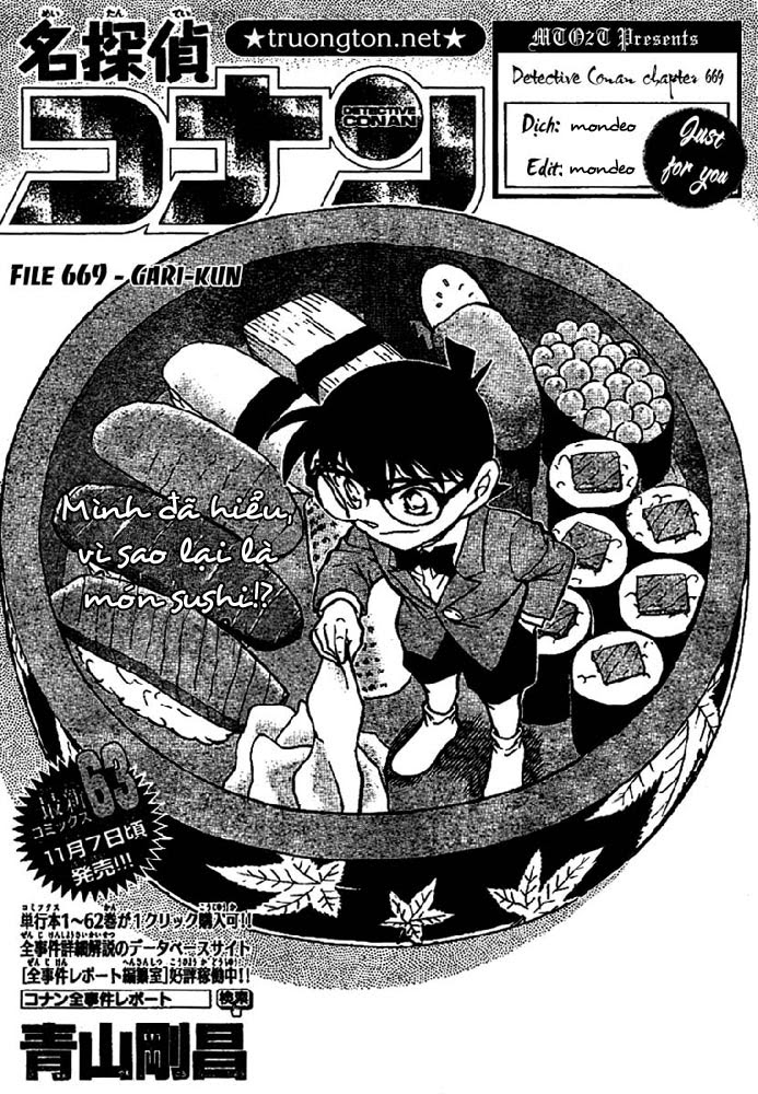 Thám Tử Conan Chap 669 - Next Chap 670