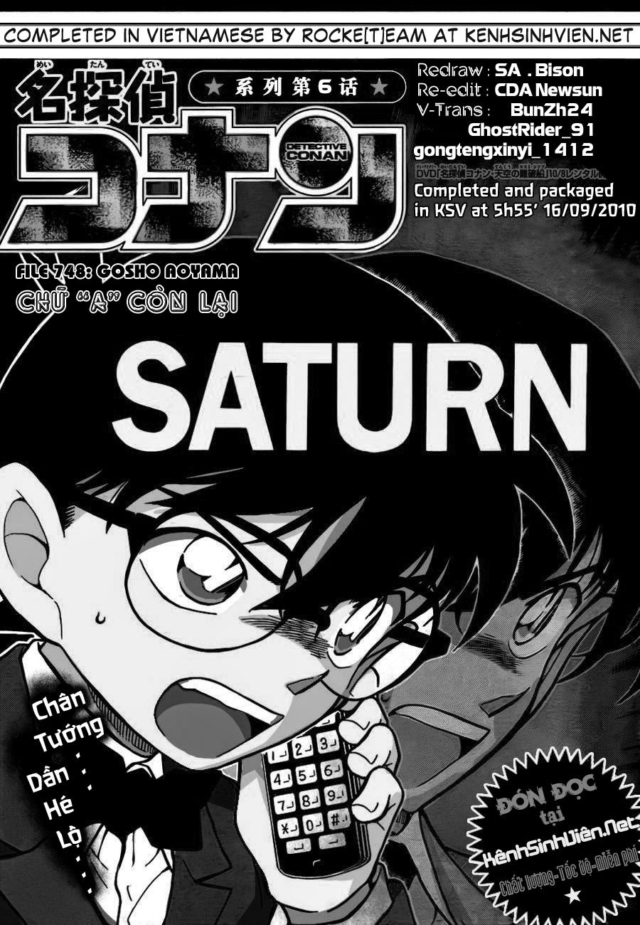 Thám Tử Conan Chap 748 - Next Chap 749
