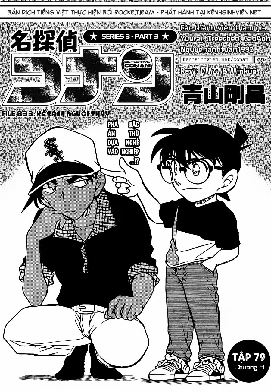 Thám Tử Conan Chap 833 - Next Chap 834