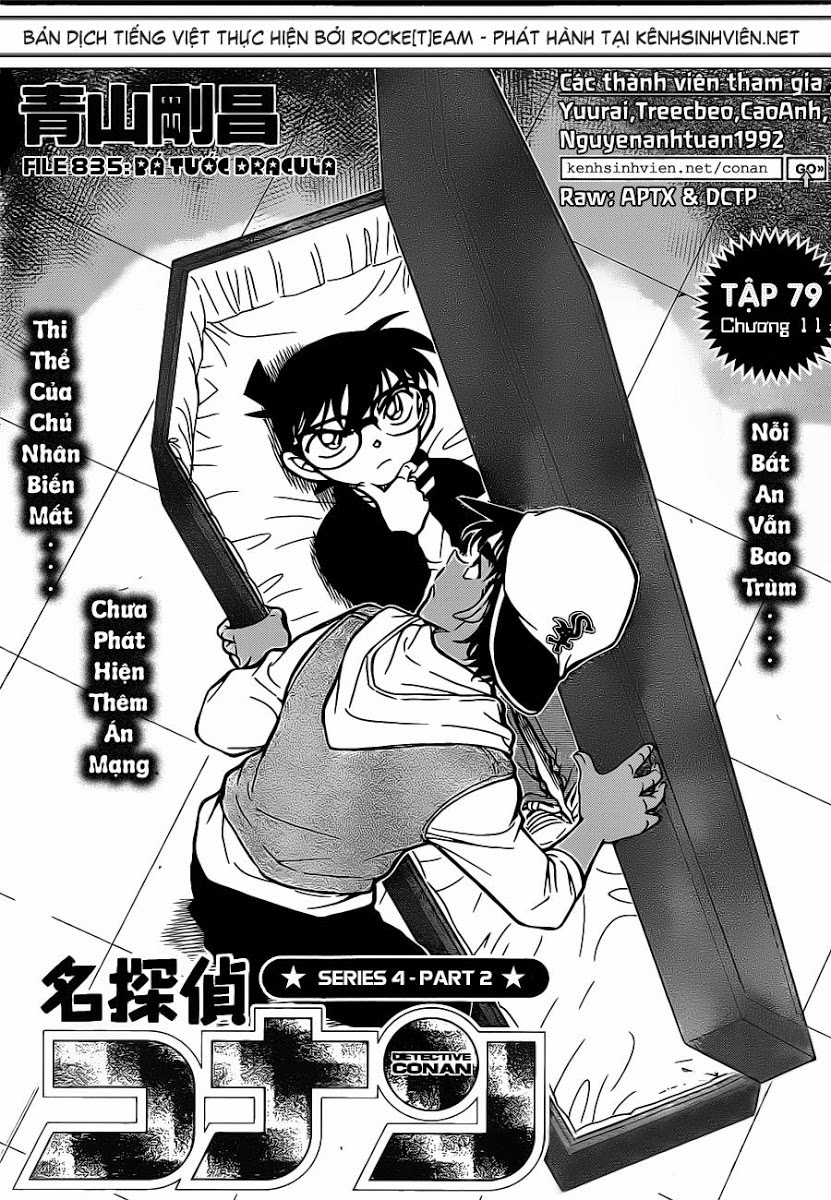 Thám Tử Conan Chap 835 - Next Chap 836