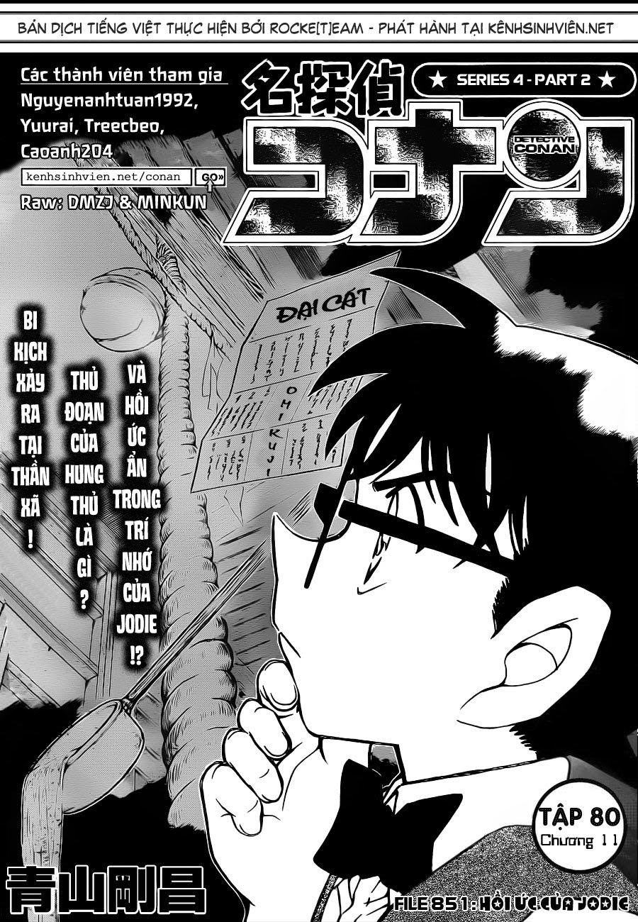 Thám Tử Conan Chap 851 - Next Chap 852