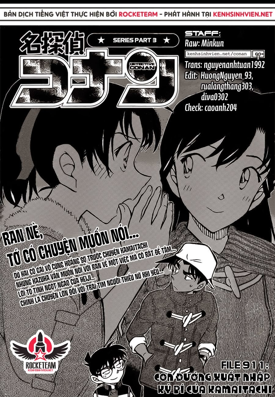 Thám Tử Conan Chap 911 - Next Chap 912
