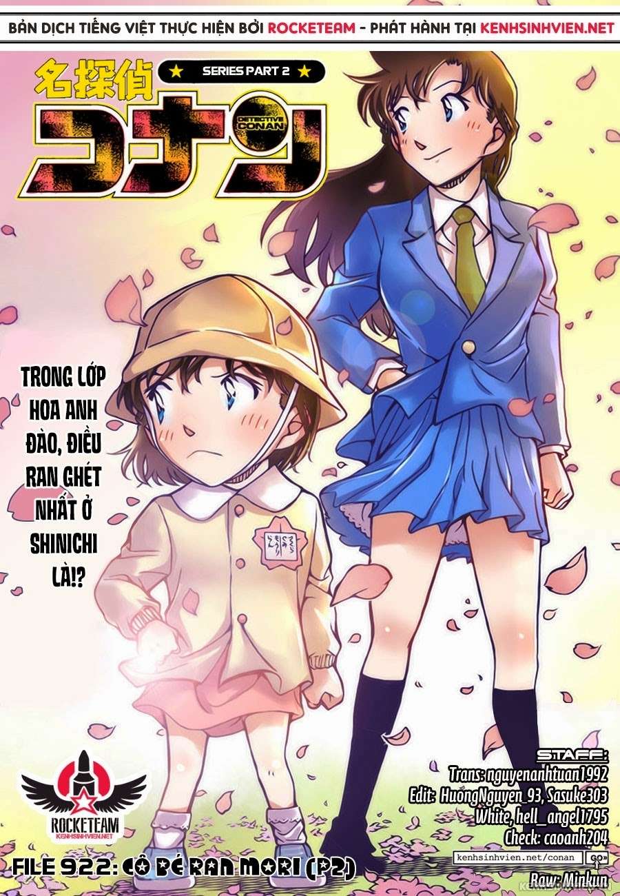 Thám Tử Conan Chap 922 - Next Chap 923