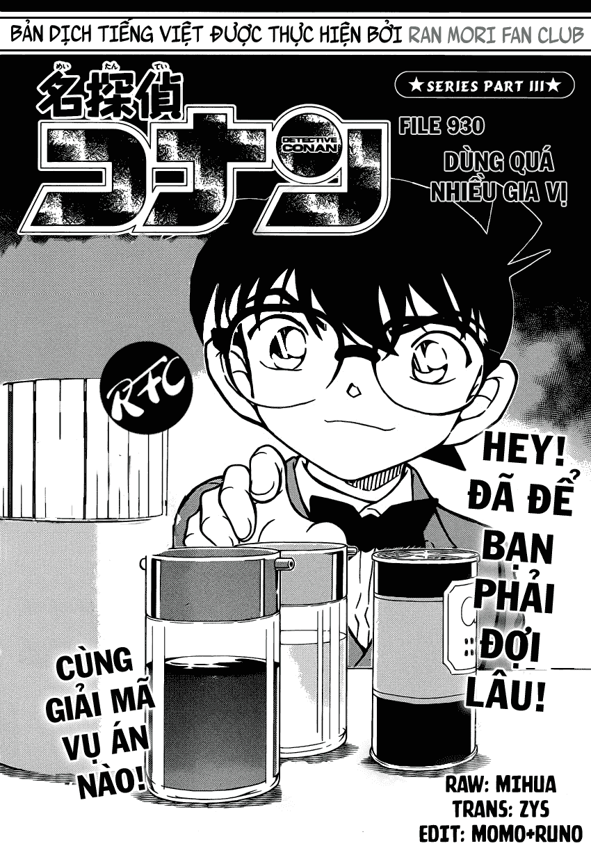Thám Tử Conan Chap 930 - Next Chap 931