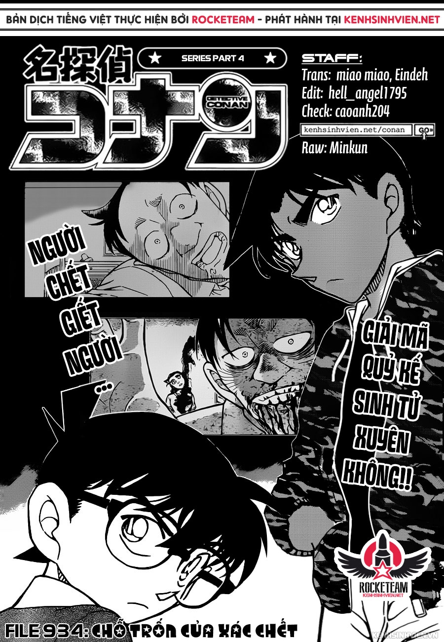 Thám Tử Conan Chap 934 - Next Chap 935