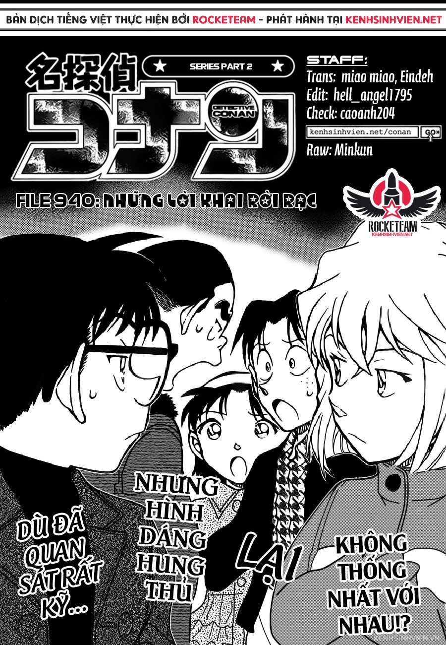 Thám Tử Conan Chap 940 - Next Chap 941