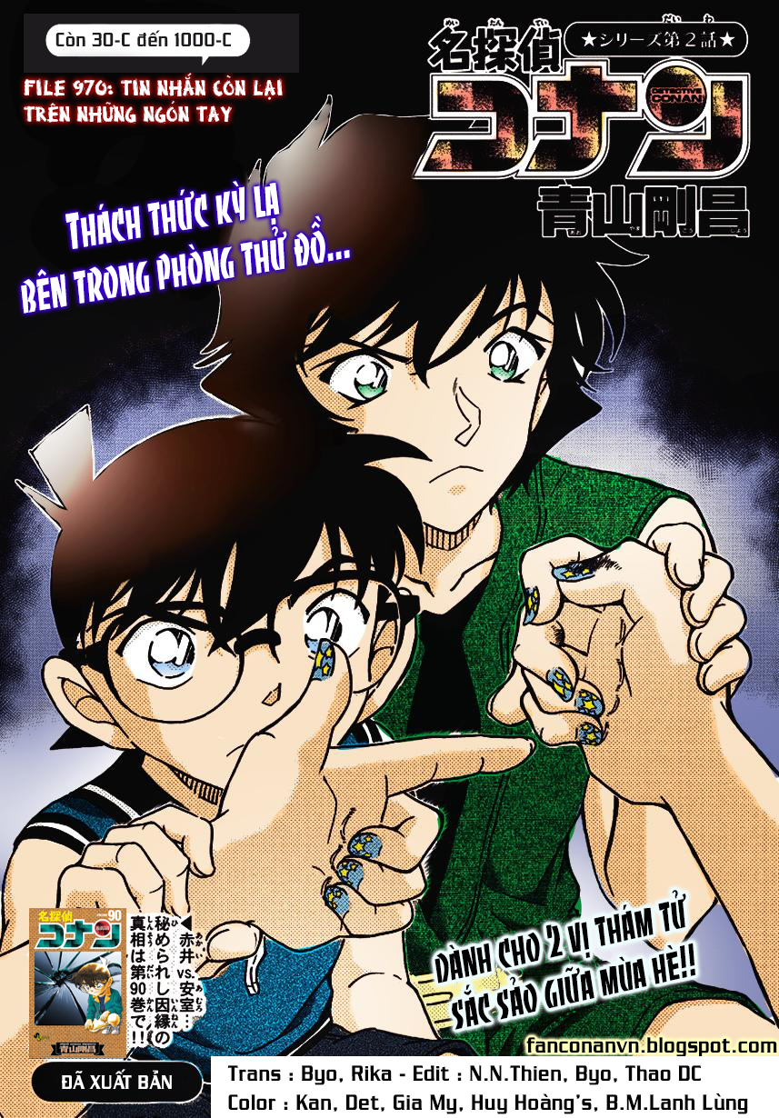 Thám Tử Conan Chap 970 - Next Chap 971