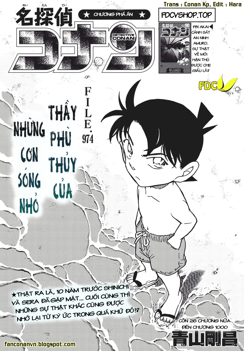 Thám Tử Conan Chap 974 - Next Chap 975