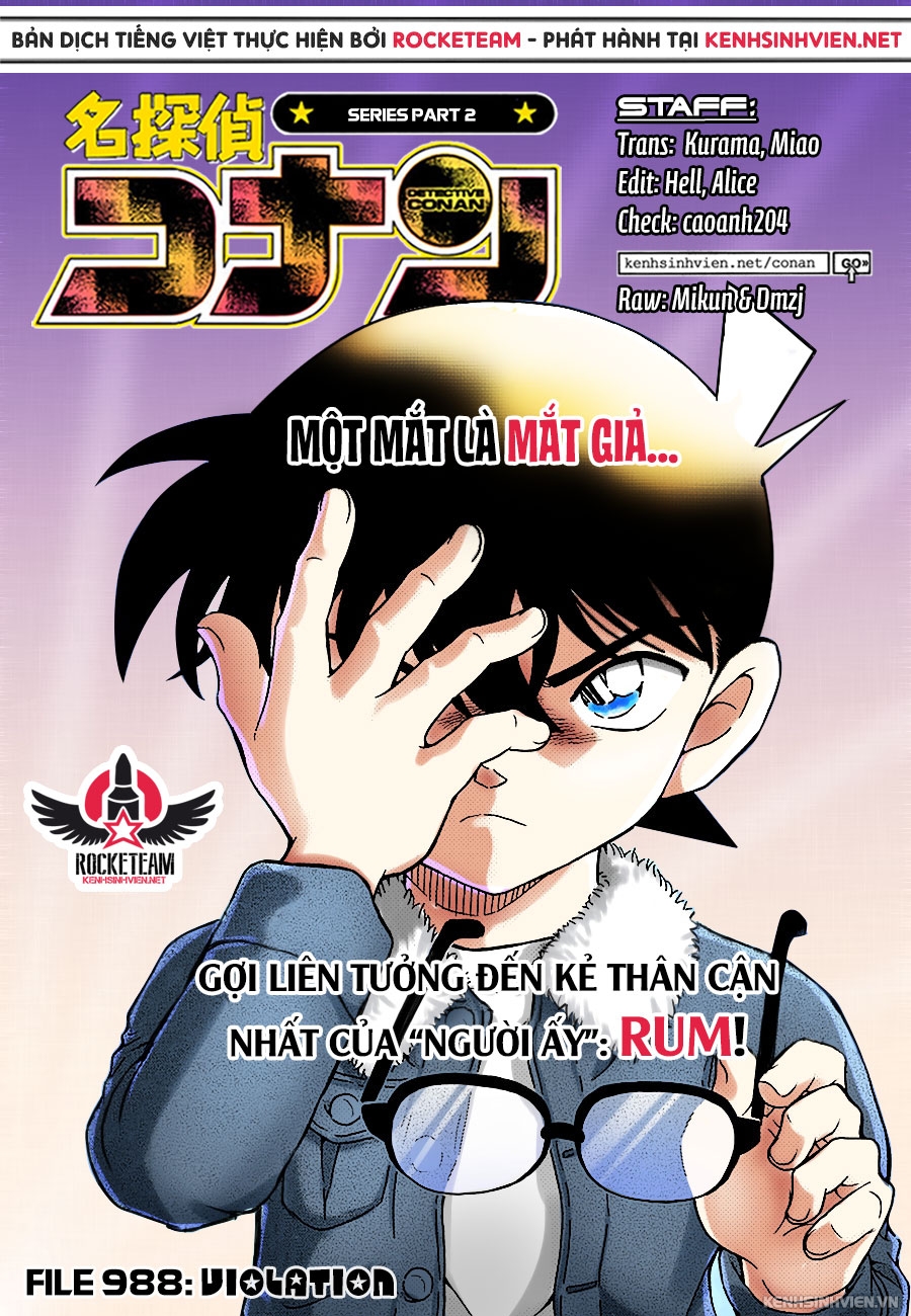 Thám Tử Conan Chap 988 - Next Chap 989
