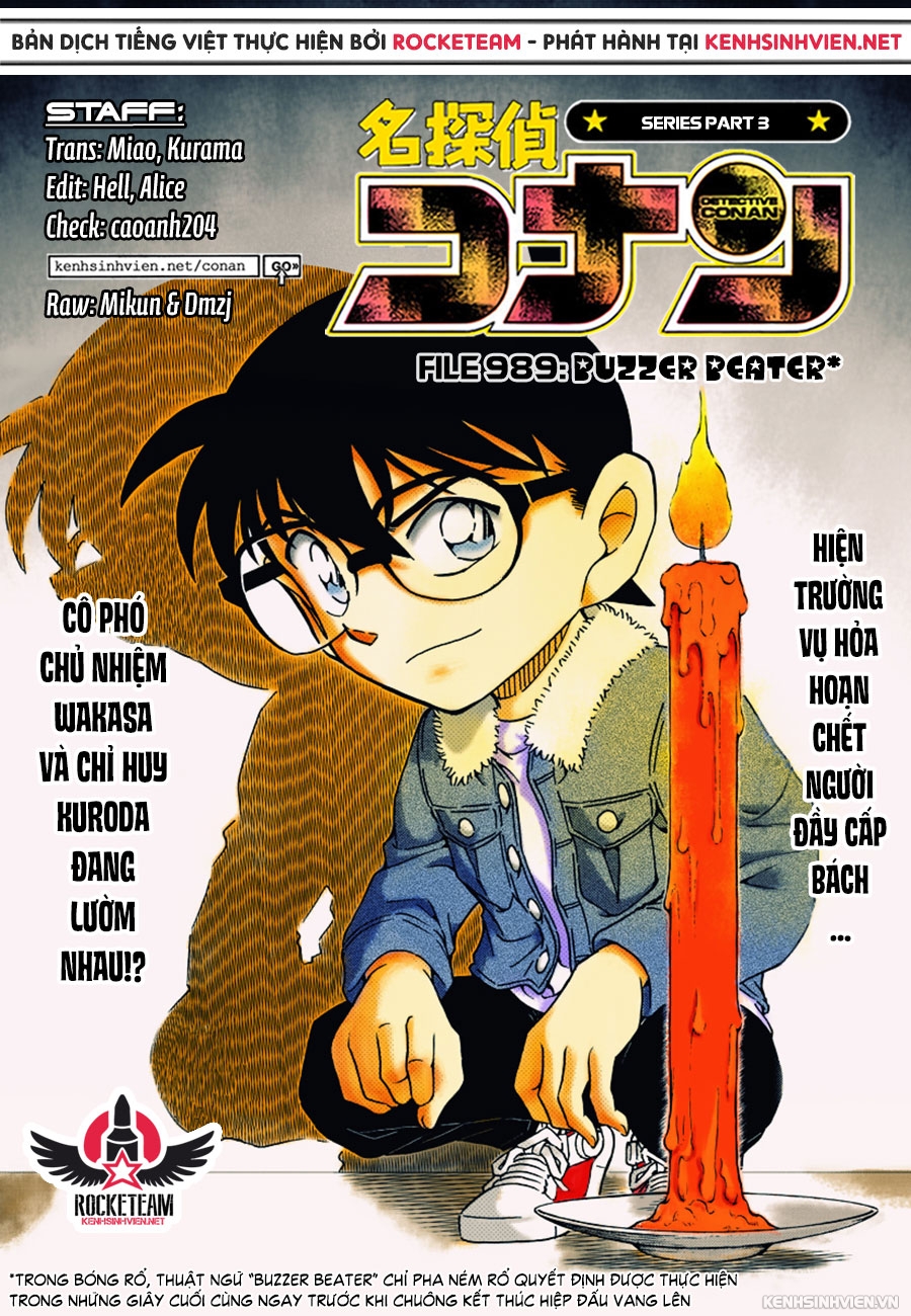 Thám Tử Conan Chap 989 - Next Chap 990