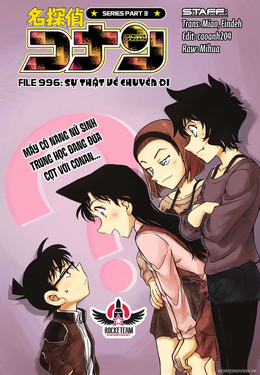 Thám Tử Conan Chap 996 - Next Chap 997