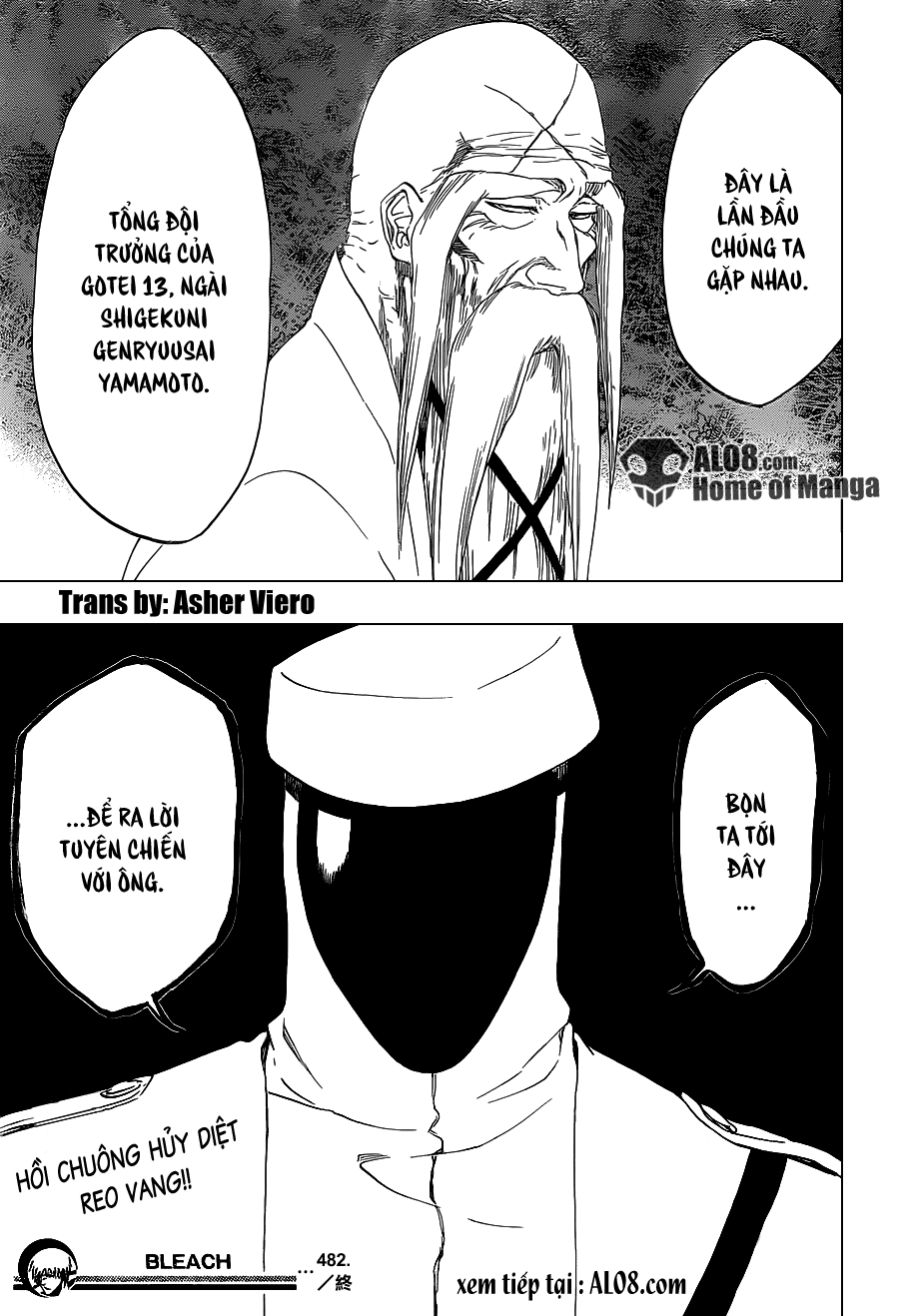 Thần Chết Ichigo Chap 482 - Next Chap 483