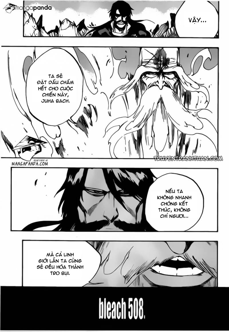 Thần Chết Ichigo Chap 508 - Next Chap 509