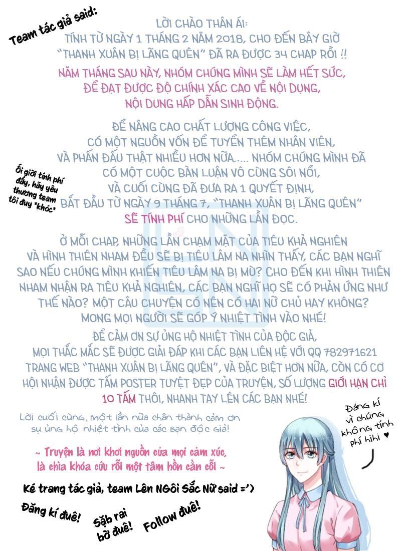 Thanh Xuân Bị Lãng Quên Chap 34 - Next Chap 35