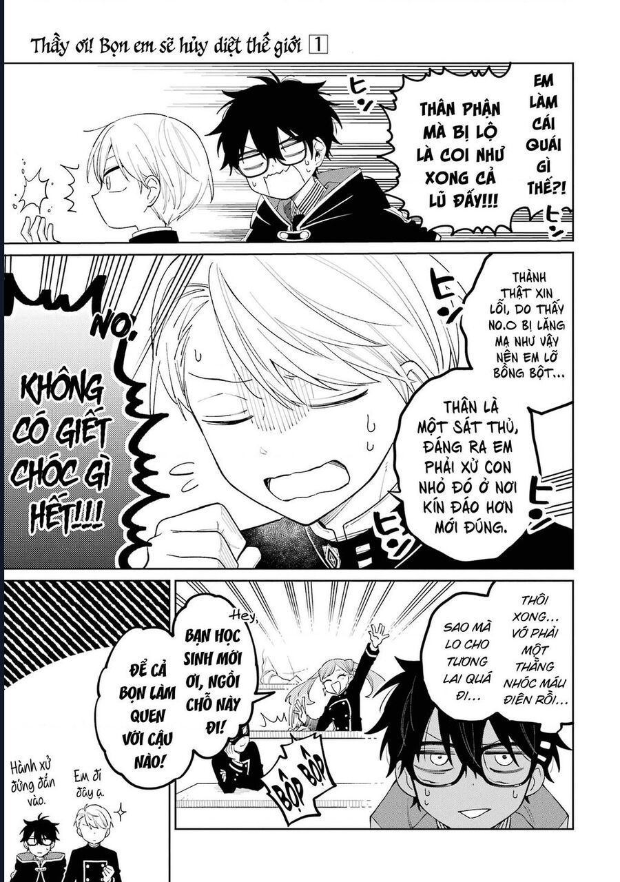 Thầy Ơi! Bọn Em Sẽ Hủy Diệt Thế Giới Chap 1 - Next Chap 2