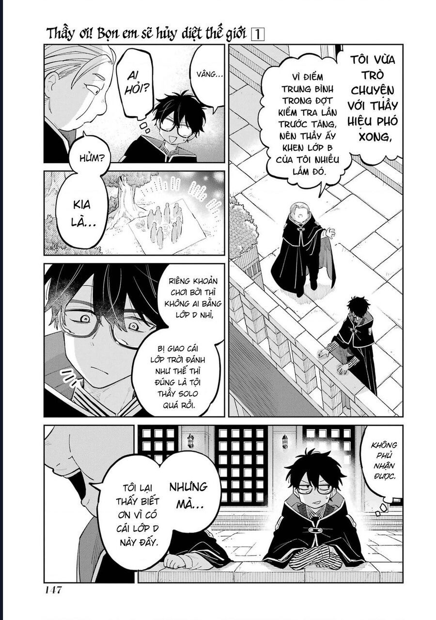 Thầy Ơi! Bọn Em Sẽ Hủy Diệt Thế Giới Chap 2 - Next Chap 3