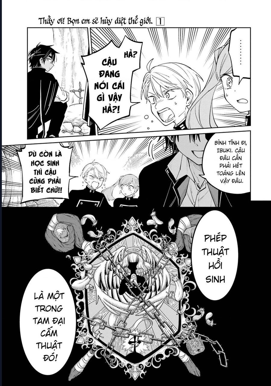 Thầy Ơi! Bọn Em Sẽ Hủy Diệt Thế Giới Chap 3 - Next Chap 4