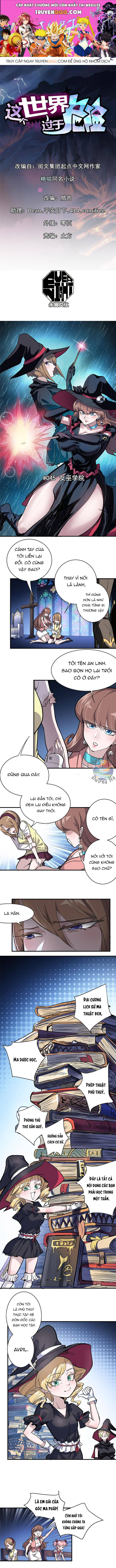 Thế Giới Này Quá Đỗi Nguy Hiểm Chap 45 - Next Chap 46