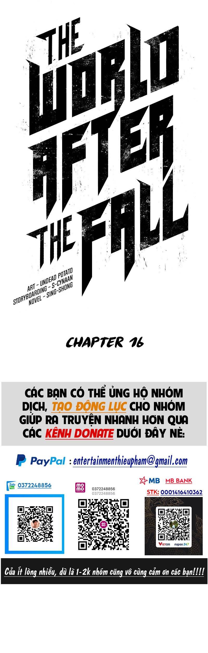 Thế Giới Sau Tận Thế Chap 16 - Next Chap 17