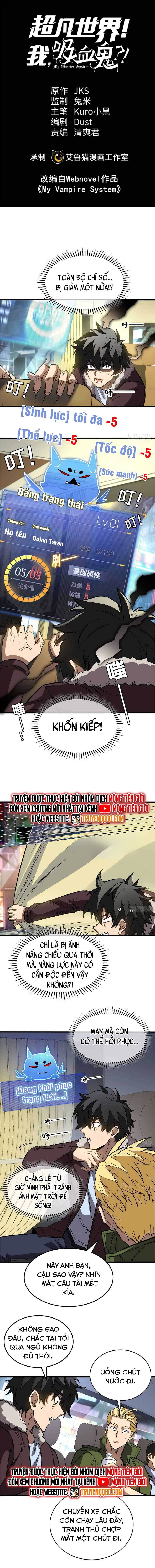 Thế Giới Siêu Phàm! Tôi Là Ma Cà Rồng !? Chap 3 - Next Chap 4