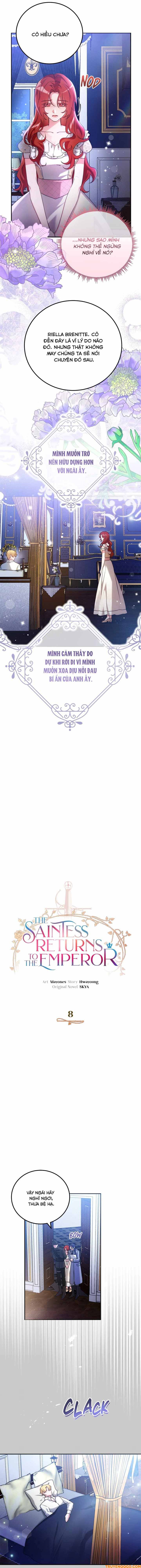 The Saintess Returns To The Emperor Chap 8 - Next Chap 9