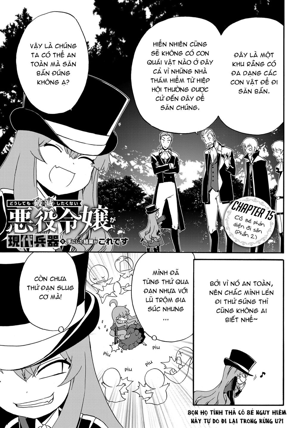 The Villainess Will Crush Her Destruction End Through Modern Firepower Chap 15 - Next Chap 16