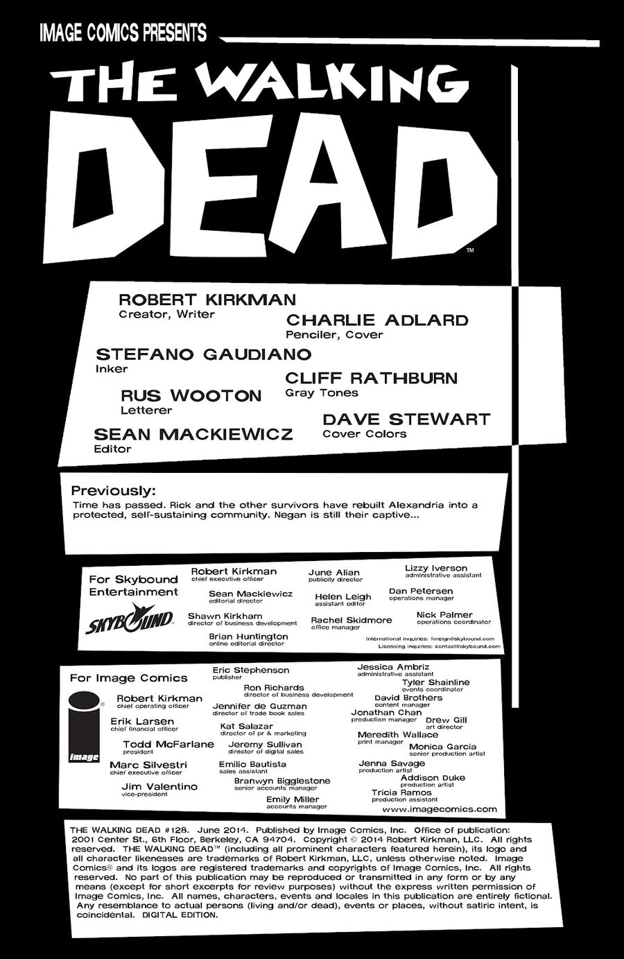 The Walking Dead Chap 128 - Next Chap 129