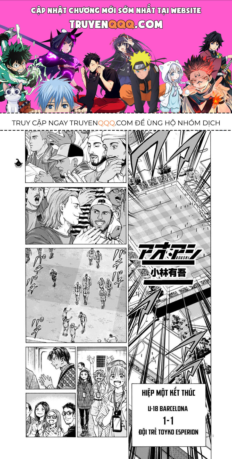 Thiên Tài Bóng Đá Ashito Chap 368 - Next Chap 369