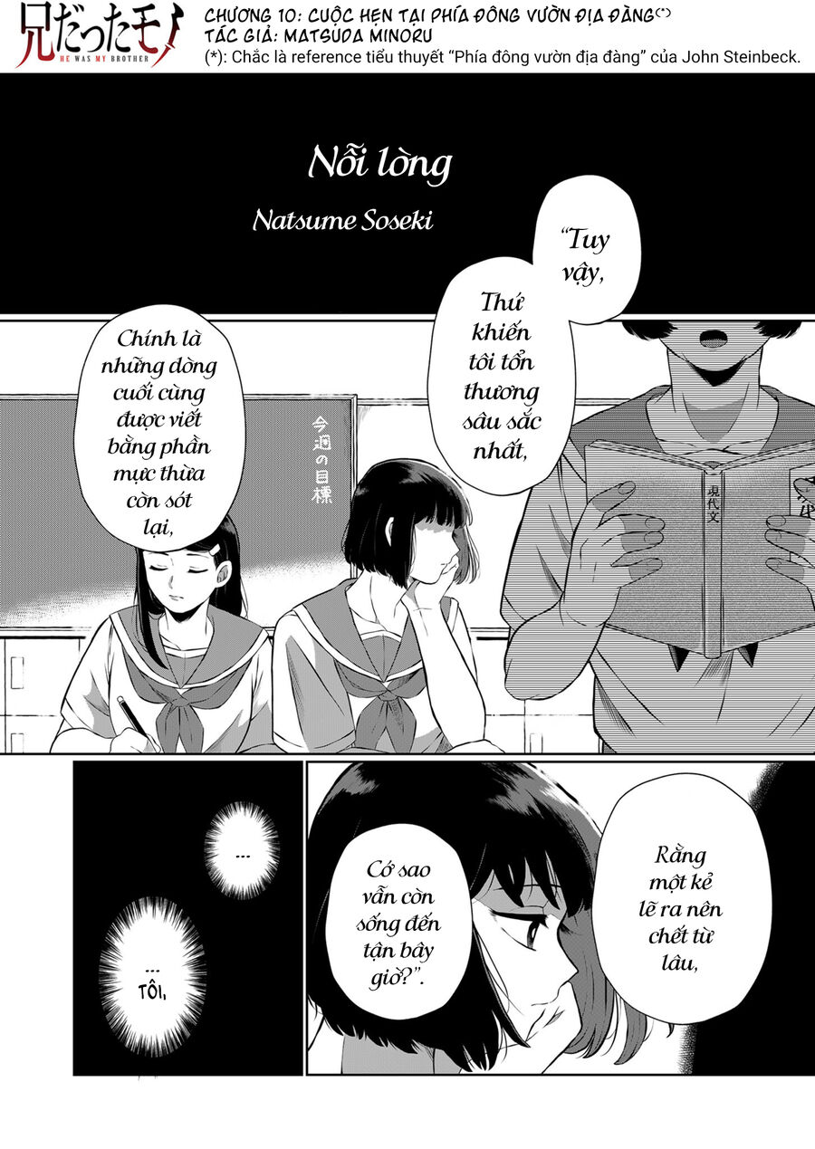 Thứ Đã Từng Là Anh Trai Tôi Chap 10 - Next Chap 11