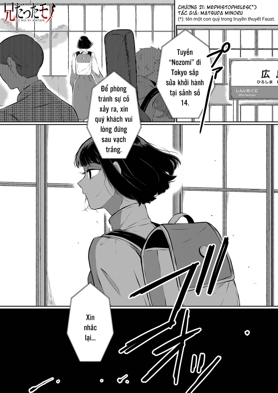 Thứ Đã Từng Là Anh Trai Tôi Chap 21 - Next Chap 22