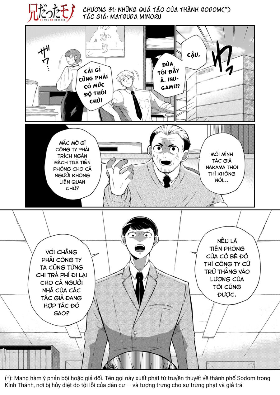 Thứ Đã Từng Là Anh Trai Tôi Chap 31 - Next Chap 32
